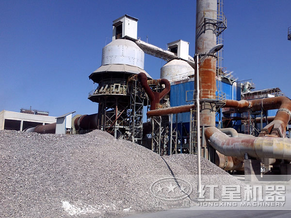 陶粒回轉窯工作現(xiàn)場