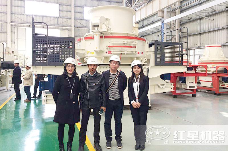 紅星客戶來機制砂廠參觀詢價 紅星客戶來機制砂廠參觀詢價