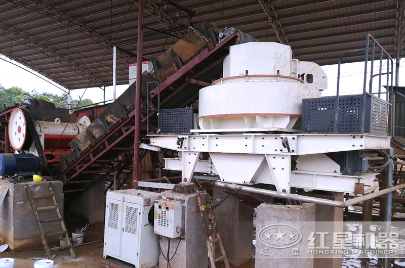 粗沙打成細沙生產現場圖片 粗沙打成細沙生產現場圖片