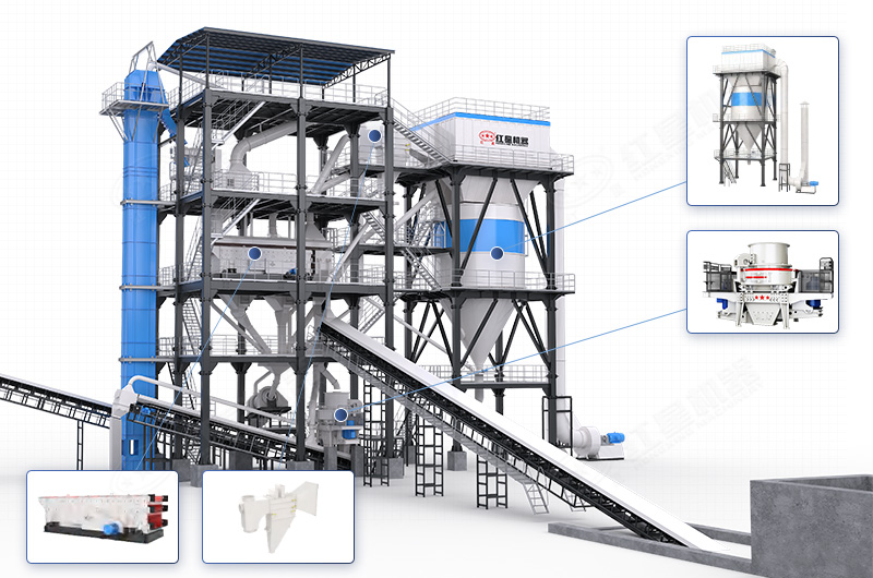 制砂樓安裝現場圖 制砂樓安裝現場圖