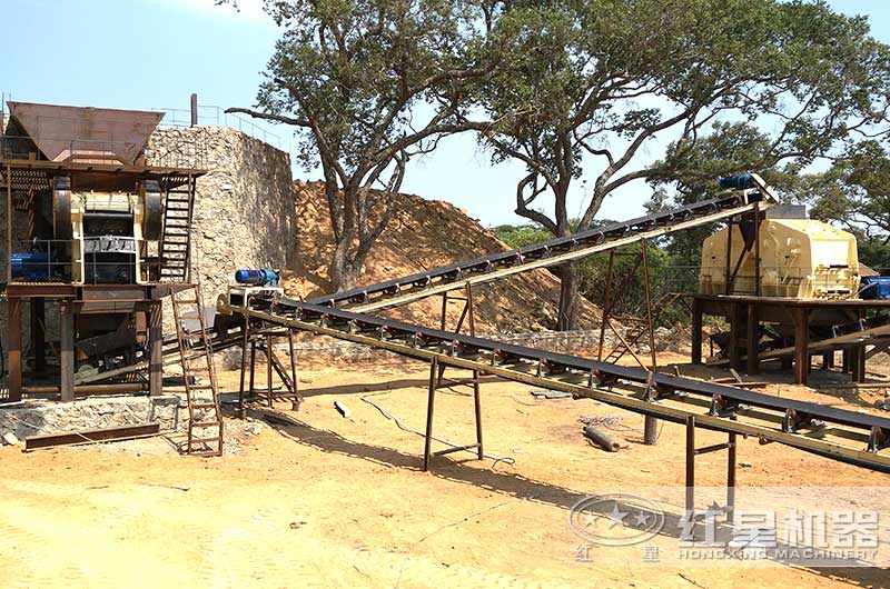 石子碎石機生產現場圖片 石子碎石機生產現場圖片