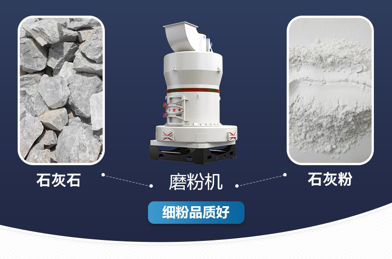 石灰粉加工前后對(duì)比圖