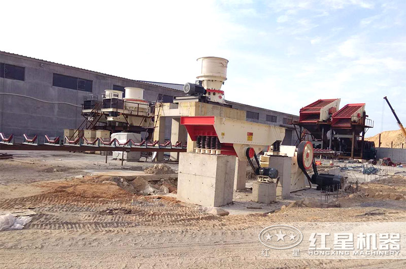 制砂生產現場高清實拍 制砂生產現場高清實拍
