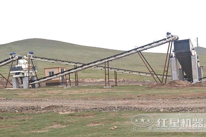 尾礦制砂機工作現(xiàn)場圖片