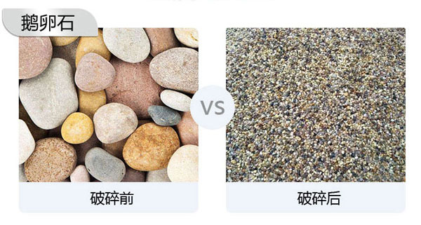 鵝卵石破碎能做石子嗎？會(huì)用到哪些設(shè)備？